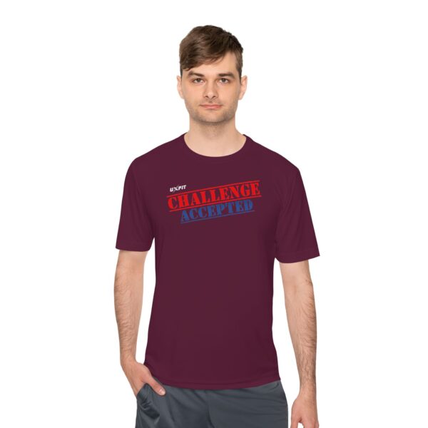 Unisex Moisture Wicking Tee - Challenge Accepted - Image 57