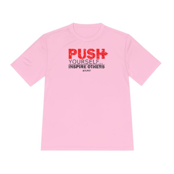 Unisex Moisture Wicking Tee - Push Yourself - Image 49