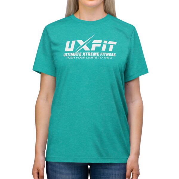 Unisex Triblend Tee - UX Fit White Logo - Image 18