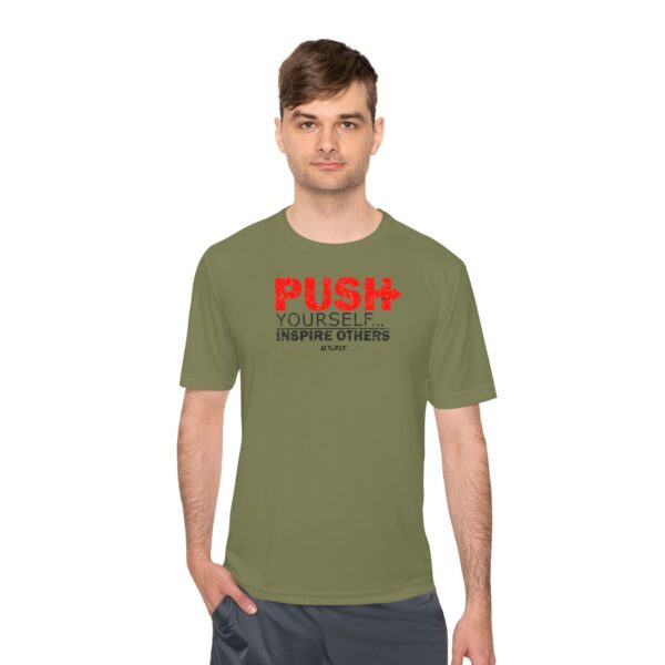 Unisex Moisture Wicking Tee - Push Yourself - Image 23