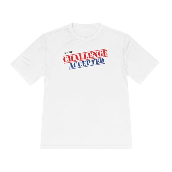 Unisex Moisture Wicking Tee - Challenge Accepted - Image 5