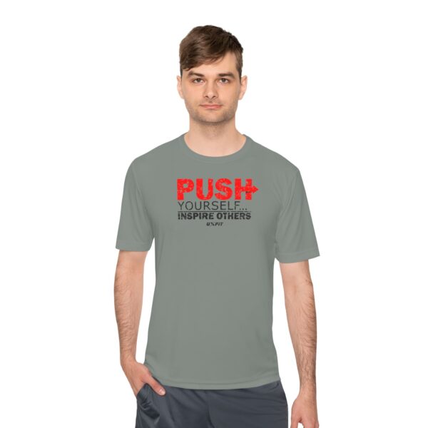 Unisex Moisture Wicking Tee - Push Yourself - Image 26