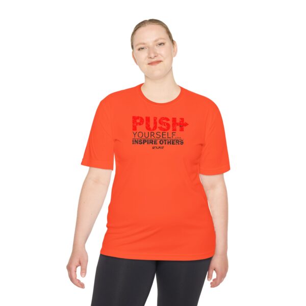 Unisex Moisture Wicking Tee - Push Yourself - Image 12