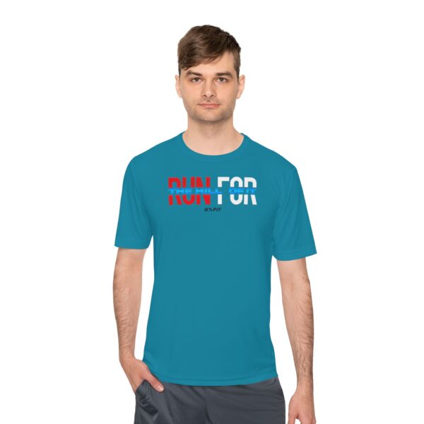 Unisex Moisture Wicking Tee - Run For The Hill Of It - Image 18