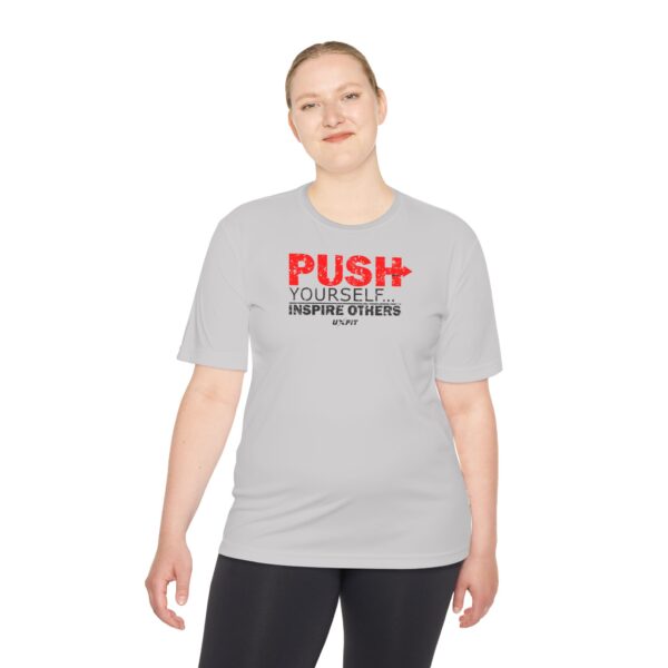 Unisex Moisture Wicking Tee - Push Yourself - Image 9