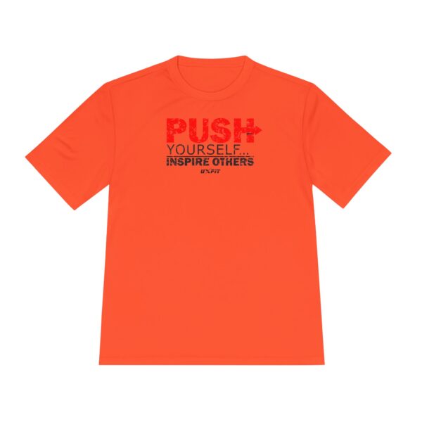 Unisex Moisture Wicking Tee - Push Yourself - Image 10