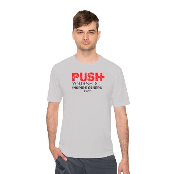 Unisex Moisture Wicking Tee - Push Yourself - Image 8