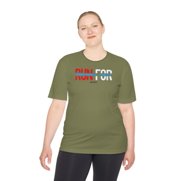 Unisex Moisture Wicking Tee - Run For The Hill Of It - Image 56