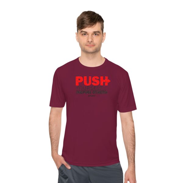 Unisex Moisture Wicking Tee - Push Yourself - Image 47