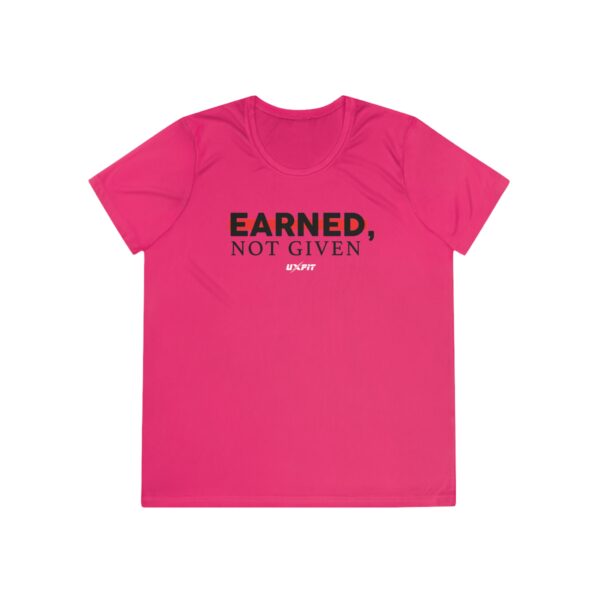 Ladies Competitor Tee - Earned, Not Given - Image 49