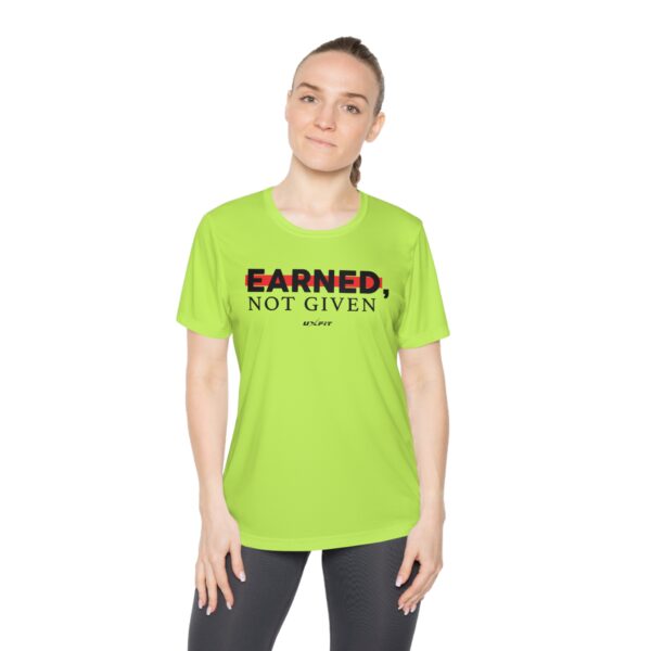 Ladies Competitor Tee - Earned, Not Given - Image 57