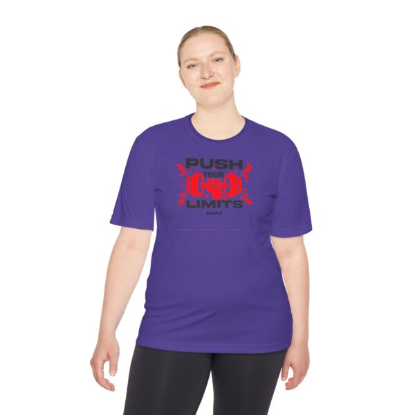 Unisex Moisture Wicking Tee - Push Your Limits - Image 33