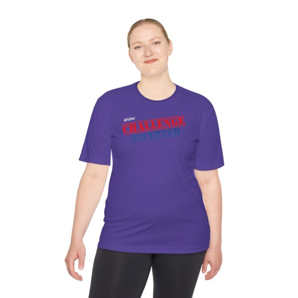 Unisex Moisture Wicking Tee - Challenge Accepted - Image 40