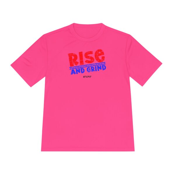 Unisex Moisture Wicking Tee - Rise and Grind - Image 52