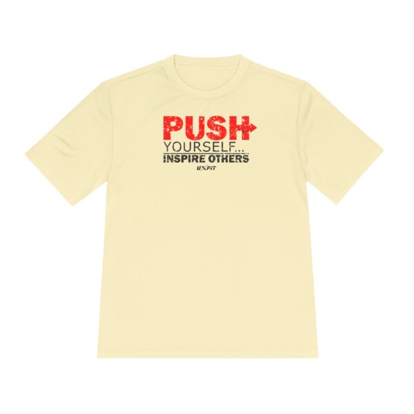 Unisex Moisture Wicking Tee - Push Yourself - Image 16