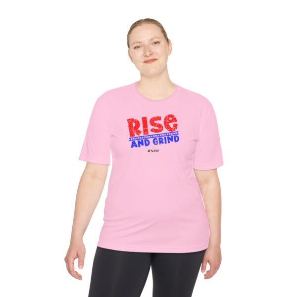 Unisex Moisture Wicking Tee - Rise and Grind - Image 39