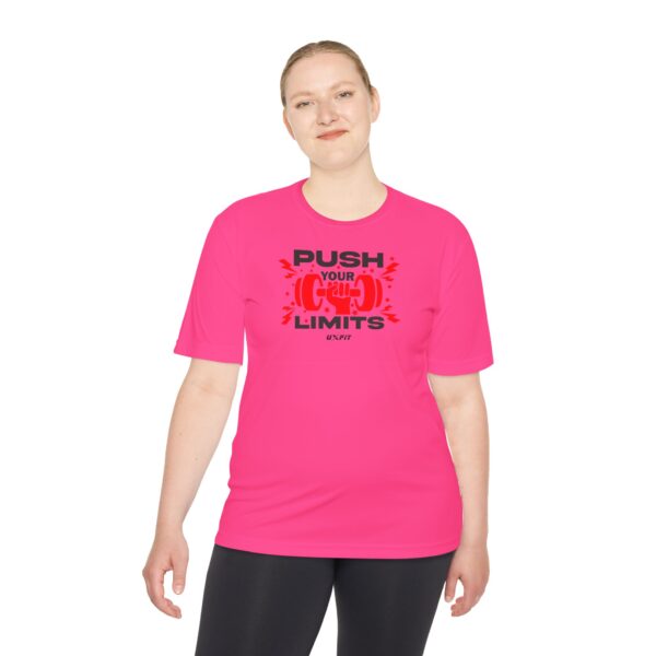 Unisex Moisture Wicking Tee - Push Your Limits - Image 51