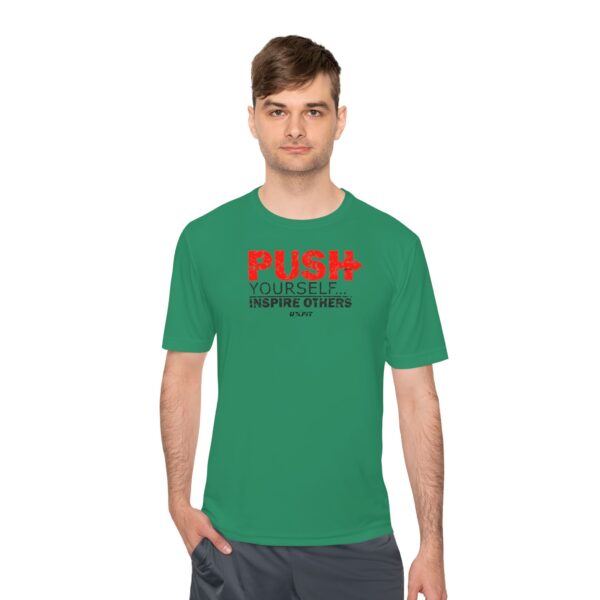 Unisex Moisture Wicking Tee - Push Yourself - Image 29