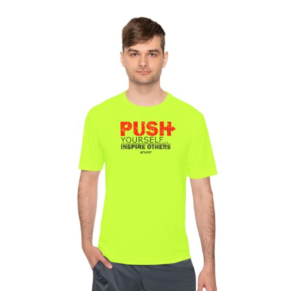 Unisex Moisture Wicking Tee - Push Yourself - Image 20