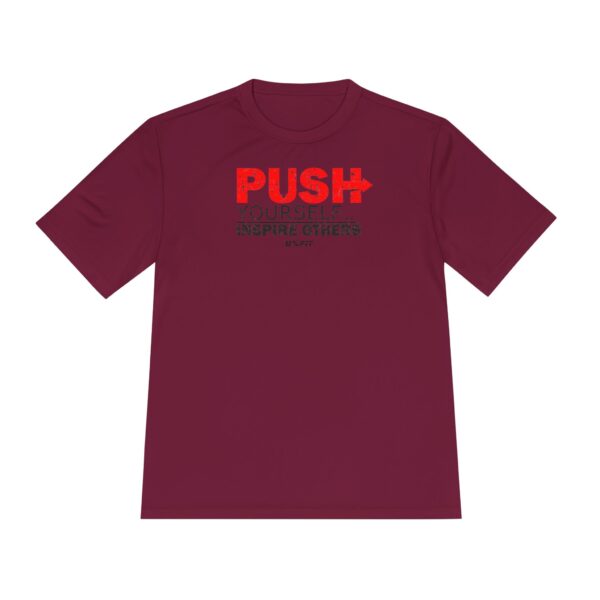 Unisex Moisture Wicking Tee - Push Yourself - Image 46