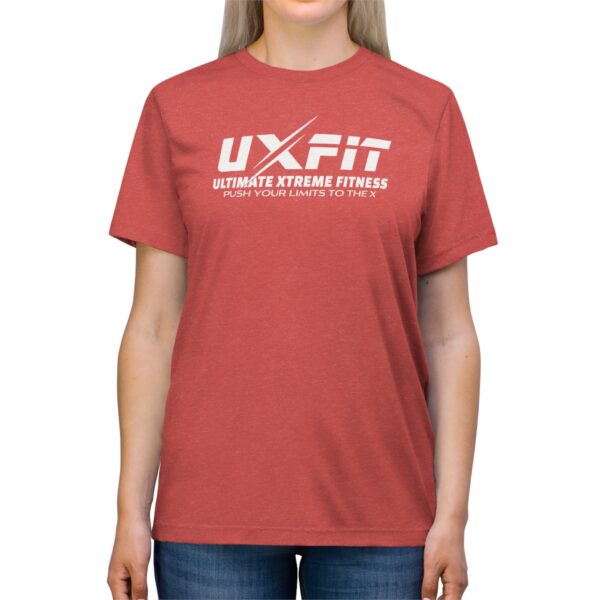 Unisex Triblend Tee - UX Fit White Logo - Image 4