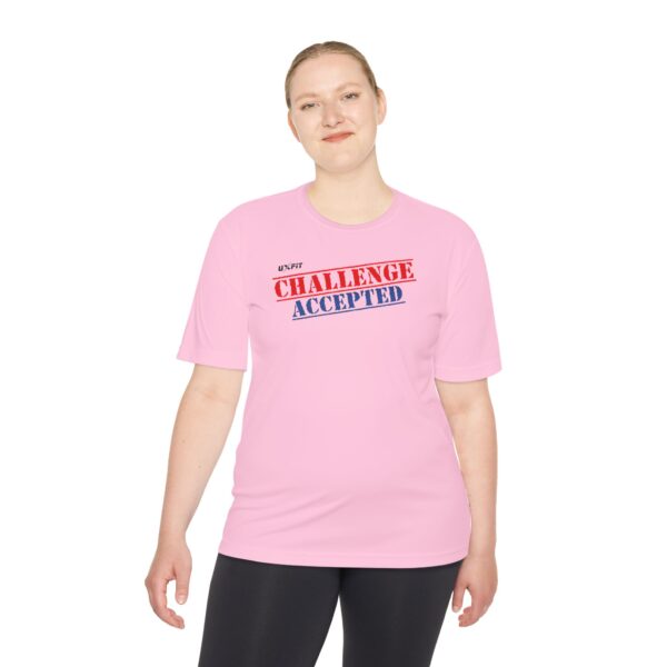 Unisex Moisture Wicking Tee - Challenge Accepted - Image 46