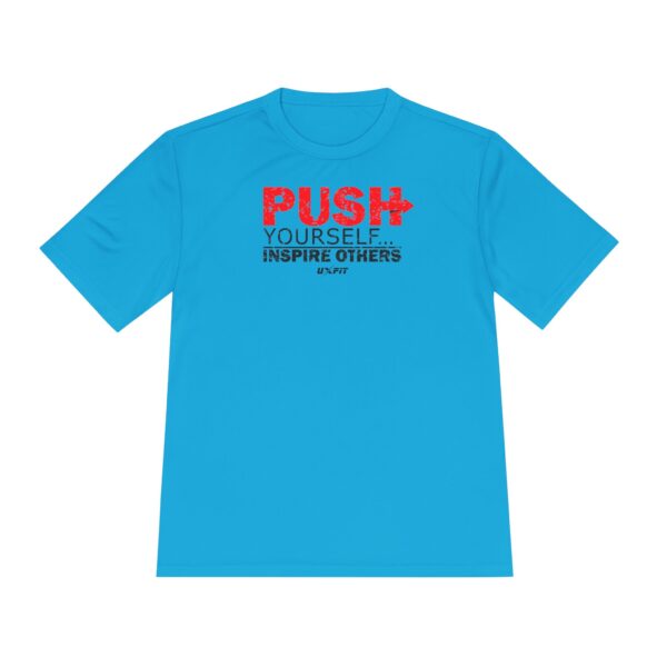 Unisex Moisture Wicking Tee - Push Yourself