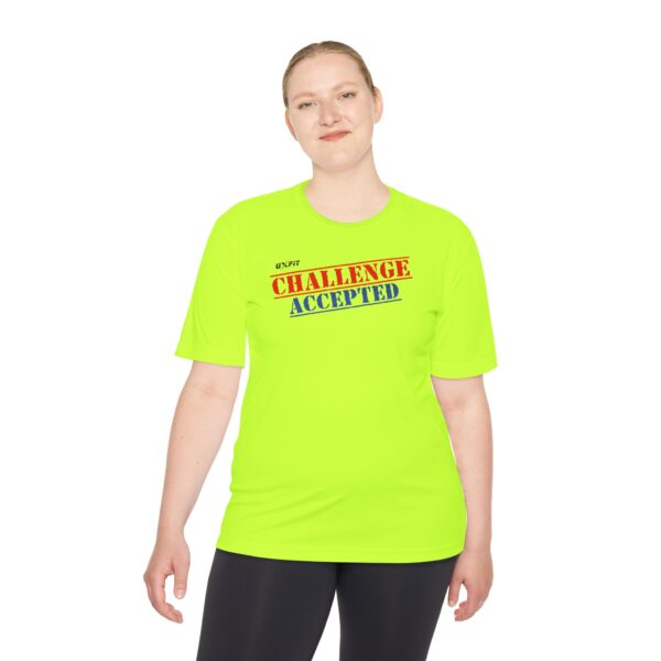 Unisex Moisture Wicking Tee - Challenge Accepted - Image 19