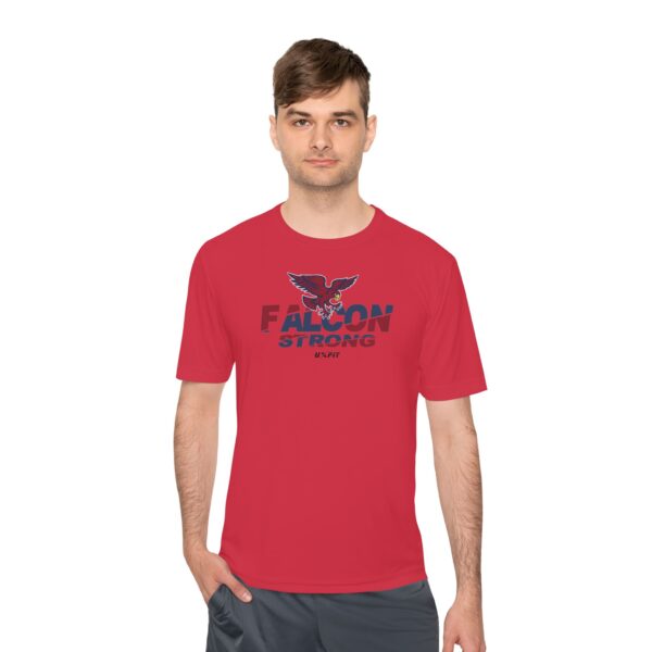 Unisex Moisture Wicking Tee - Falcon Strong - Image 3