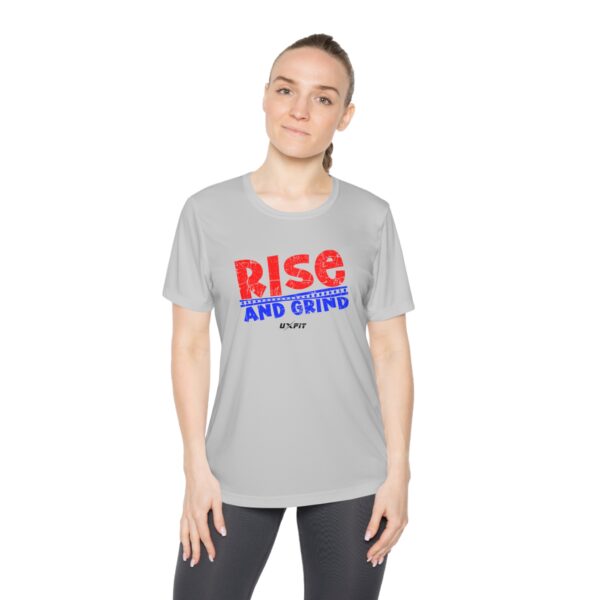 Ladies Competitor Tee - Rise and Grind - Image 4