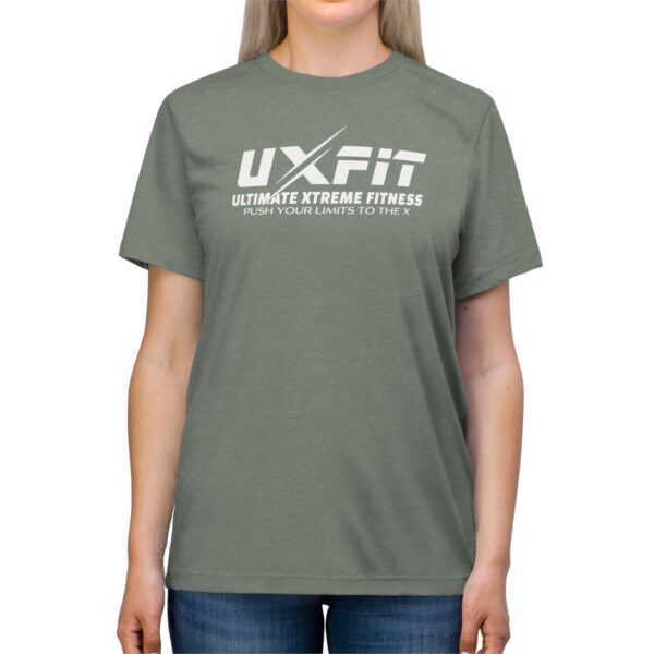 Unisex Triblend Tee - UX Fit White Logo - Image 14