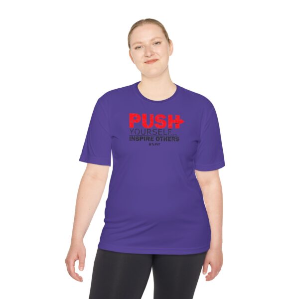 Unisex Moisture Wicking Tee - Push Yourself - Image 45