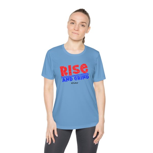 Ladies Competitor Tee - Rise and Grind - Image 18