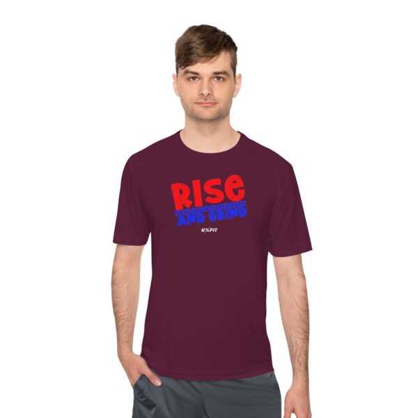 Unisex Moisture Wicking Tee - Rise and Grind - Image 58