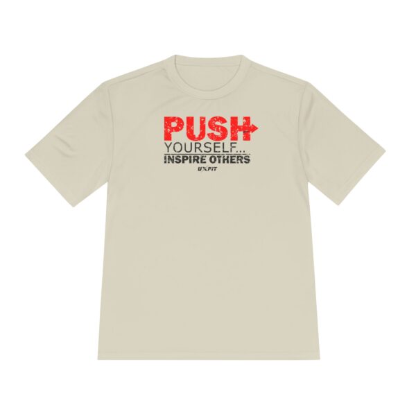 Unisex Moisture Wicking Tee - Push Yourself - Image 13