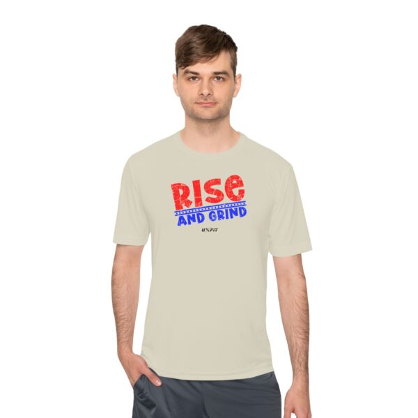 Unisex Moisture Wicking Tee - Rise and Grind - Image 14