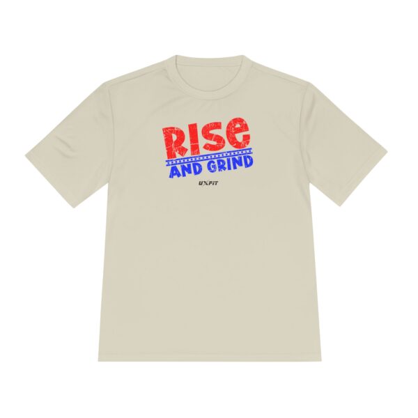 Unisex Moisture Wicking Tee - Rise and Grind - Image 13