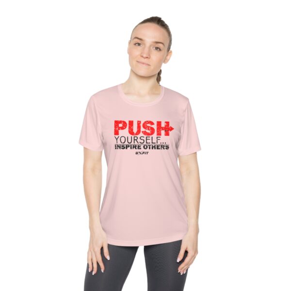 Ladies Competitor Tee - Push Yourself - Image 4