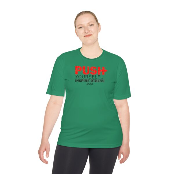 Unisex Moisture Wicking Tee - Push Yourself - Image 30