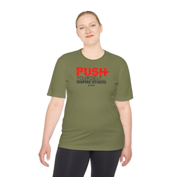 Unisex Moisture Wicking Tee - Push Yourself - Image 24