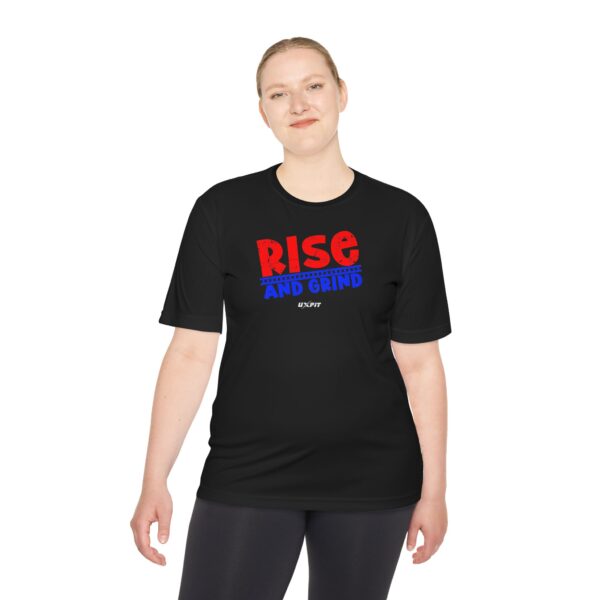 Unisex Moisture Wicking Tee - Rise and Grind - Image 51