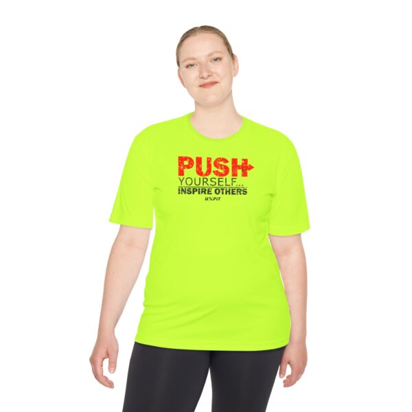 Unisex Moisture Wicking Tee - Push Yourself - Image 21