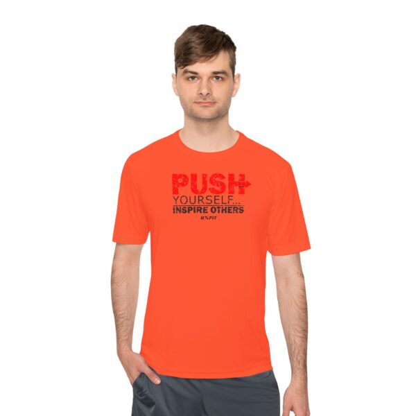 Unisex Moisture Wicking Tee - Push Yourself - Image 11