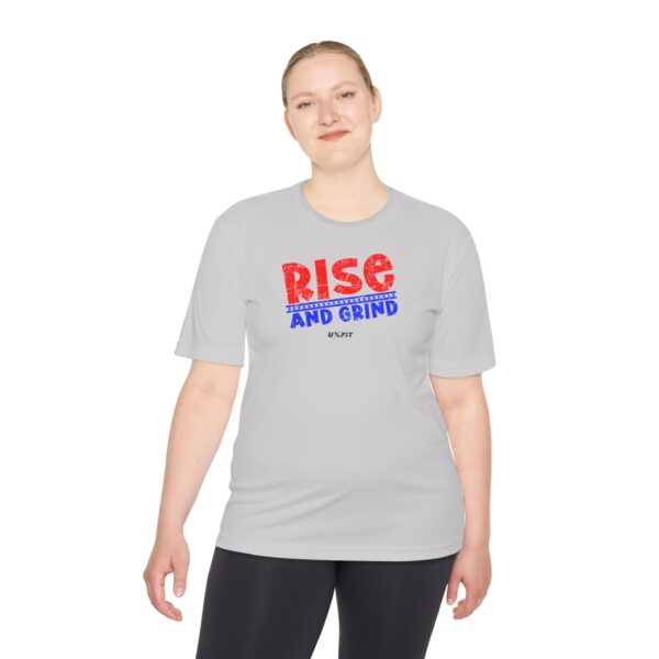 Unisex Moisture Wicking Tee - Rise and Grind - Image 12