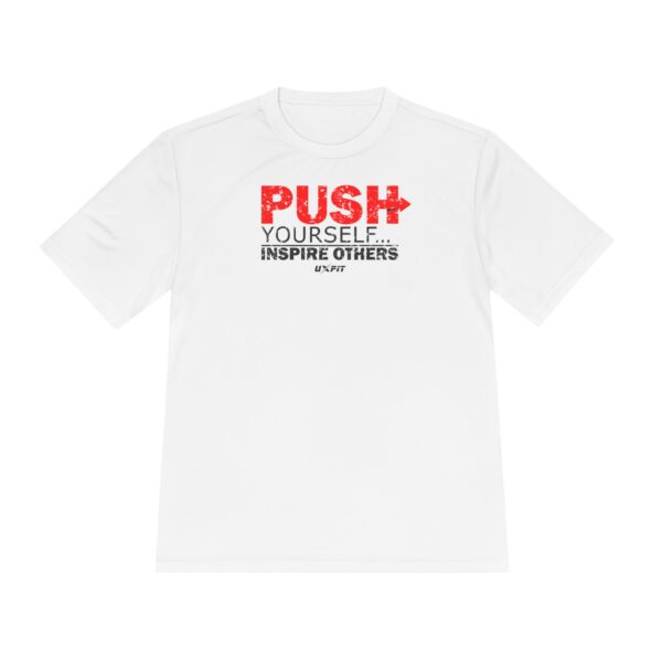 Unisex Moisture Wicking Tee - Push Yourself - Image 4