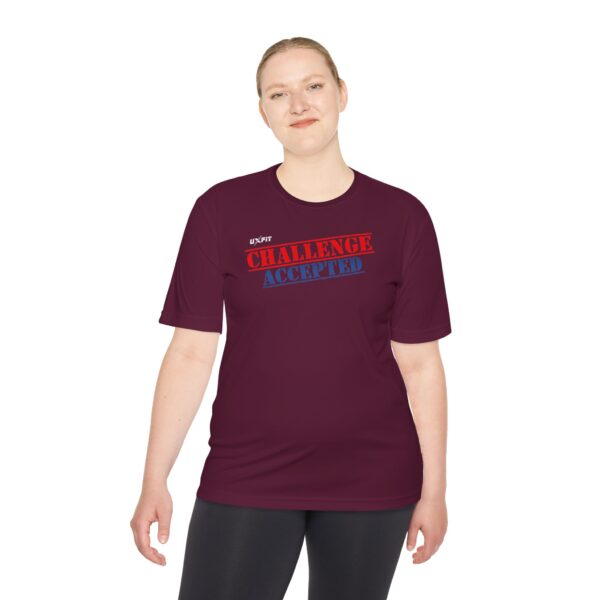 Unisex Moisture Wicking Tee - Challenge Accepted - Image 58