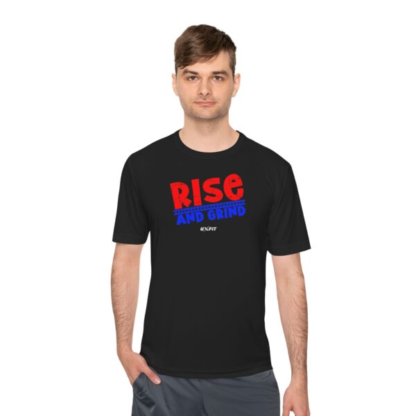 Unisex Moisture Wicking Tee - Rise and Grind - Image 50