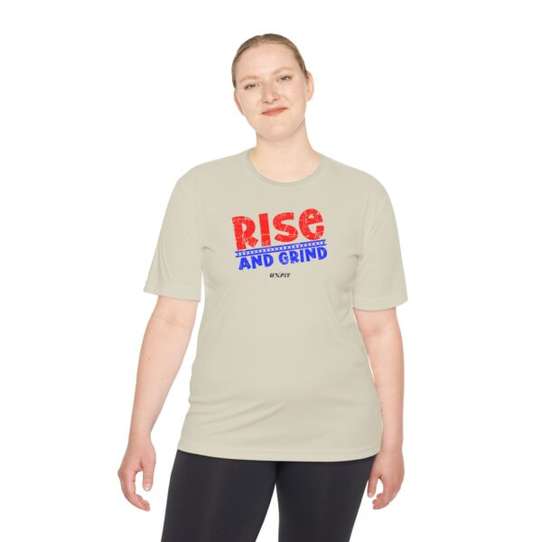 Unisex Moisture Wicking Tee - Rise and Grind - Image 15