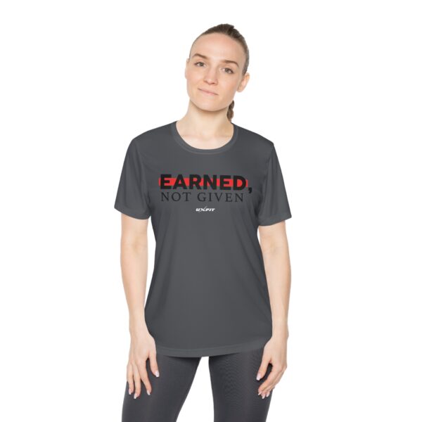 Ladies Competitor Tee - Earned, Not Given