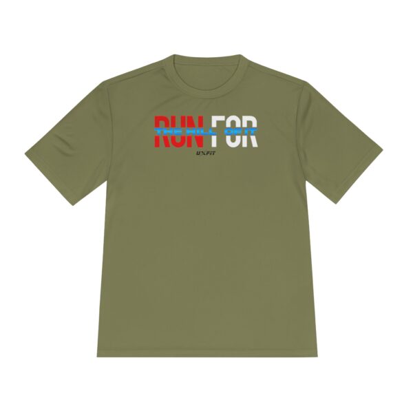 Unisex Moisture Wicking Tee - Run For The Hill Of It - Image 53